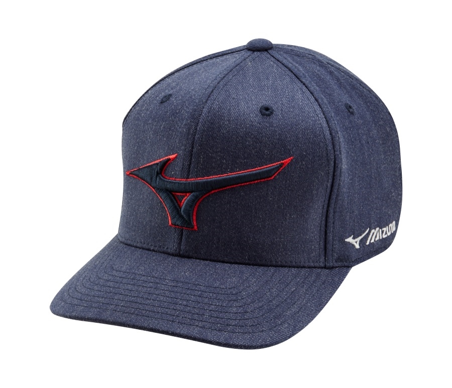Casquette Snapback Diamant Marine-rouge Mizuno