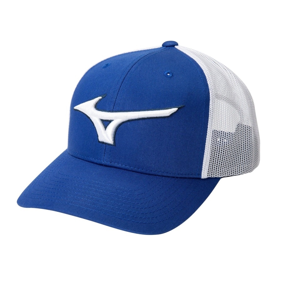 Casquette Trucker Diamant Royal-blanc Mizuno