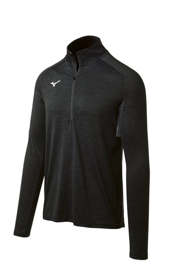 Men's Mizuno Alpha 1/2 Zip Mizuno Black