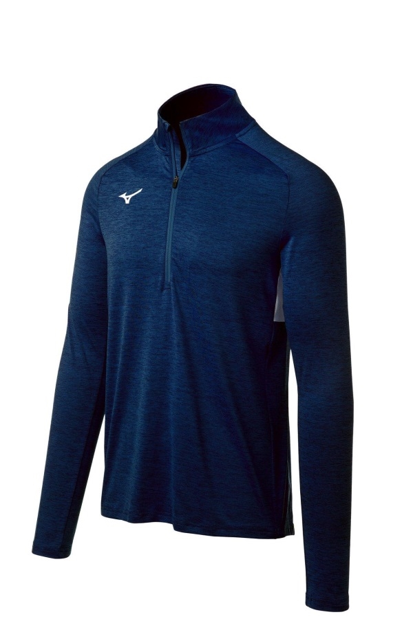 Men's Mizuno Alpha 1/2 Zip Navy Mizuno