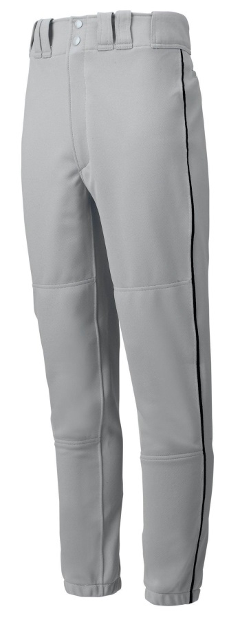 Pantalon Baseball Homme Premier Passepoil Mizuno Gris-noir