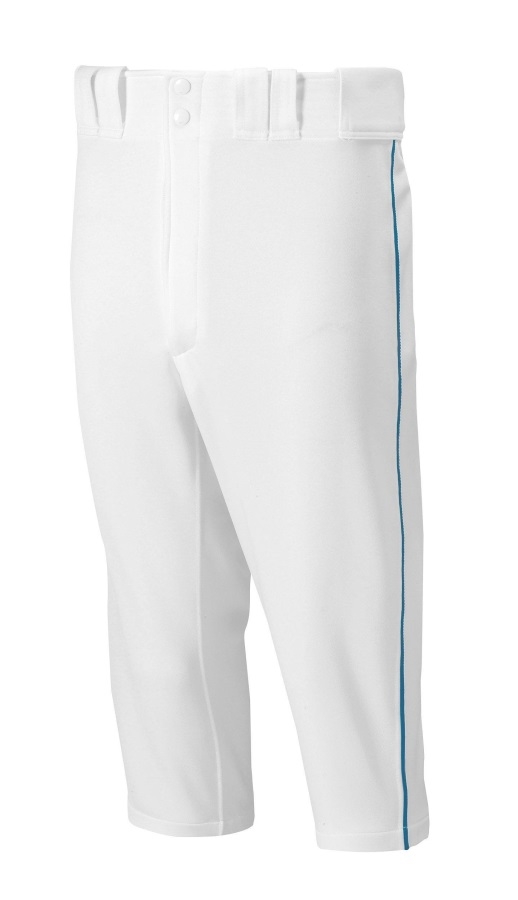 Pantalon Baseball Court Passepoil Homme Premier Blanc-marine Mizuno