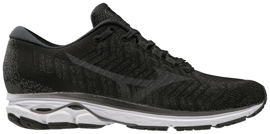 Chaussure De Running Rider Waveknit 3 2e (large) Pour Homme Mizuno Noir-dark Shadow