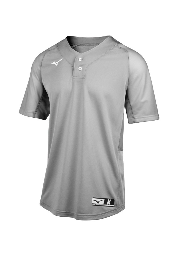Maillot De Baseball Mizuno Aerolite 2 Boutons Gris