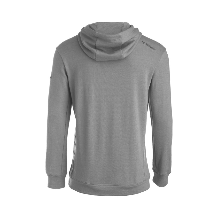 Mizuno Comp Warmup Hoodie Grey
