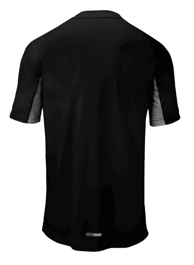 Maillot De Baseball Mizuno Elite 2 Boutons Noir-gris Mizuno