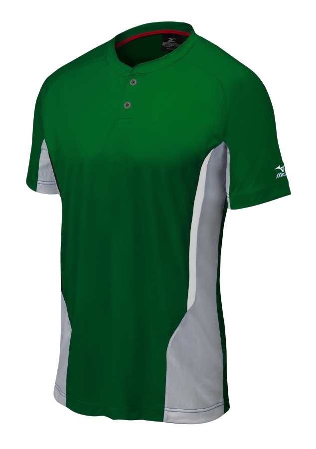 Maillot De Baseball Mizuno Elite 2-button Mizuno Forêt-gris