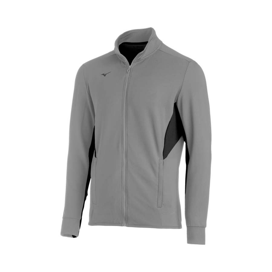 Mizuno Elite Training Jacket Grey-Black
