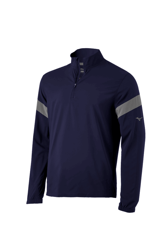 Mizuno Long Sleeve Hitting Jacket Navy-Shade Mizuno