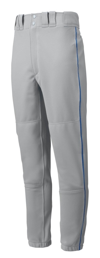 Mizuno Premier Pantalon De Baseball Passepoilé Pour Hommes Gris-royal