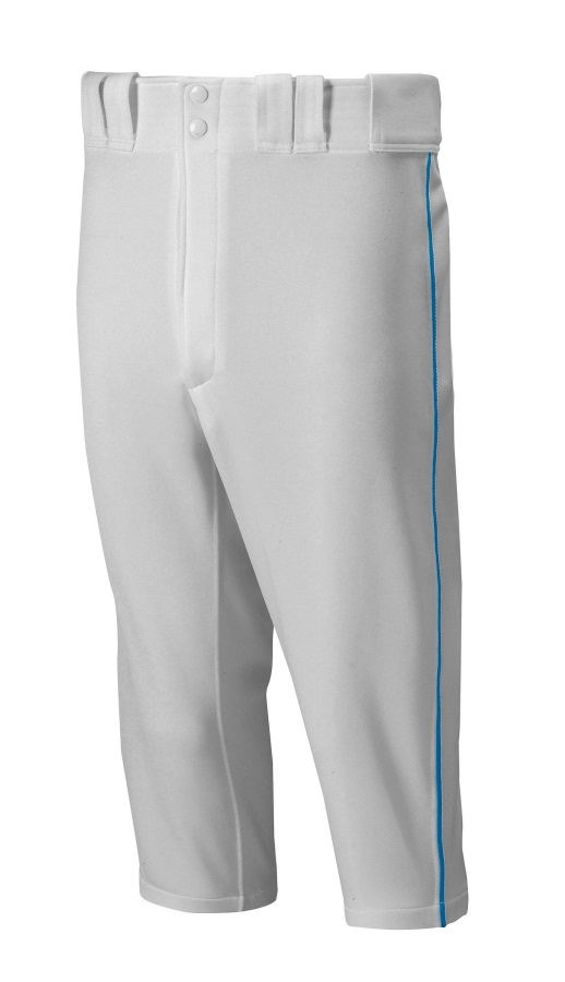 Pantalon De Baseball Court Passepoilé Premier Mizuno Pour Hommes Gris-royal