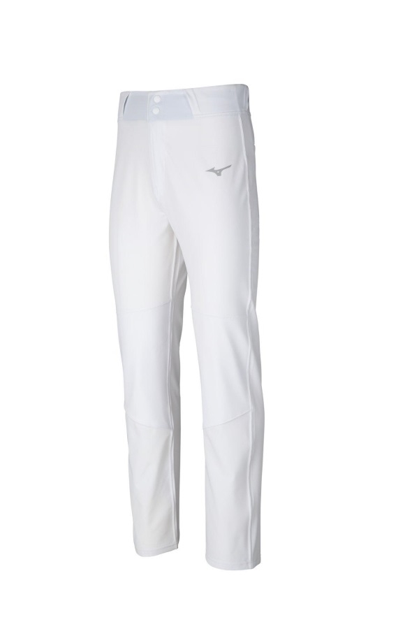 Pantalon De Baseball Tissé Pro Mizuno Pour Hommes Blanc