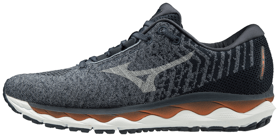 Mizuno Homme Wave Sky Waveknit 3 Chaussure De Course Campanule-argent