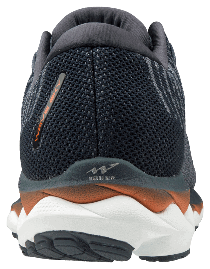 Mizuno Homme Wave Sky Waveknit 3 Chaussure De Course Campanule-argent