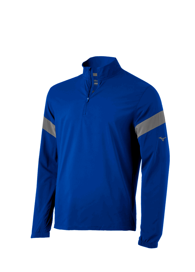 Mizuno Mizuno Long Sleeve Hitting Jacket Royal-Shade