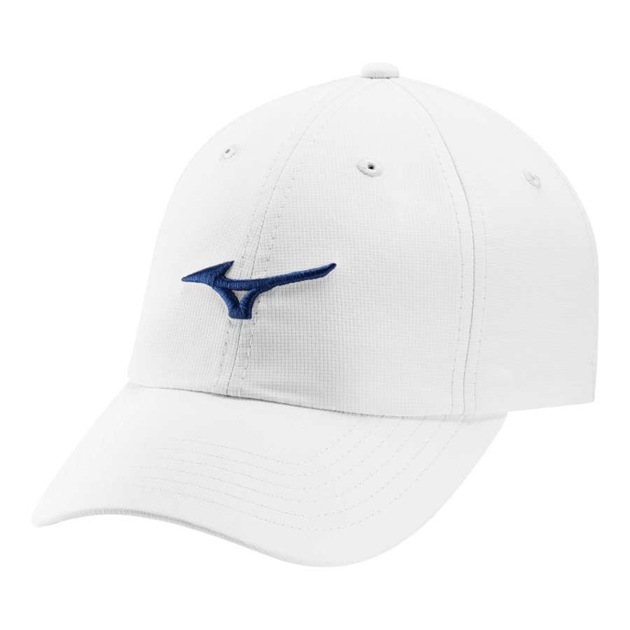 Mizuno Tour Réglable Chapeau De Golf Léger Mizuno Blanc-vert