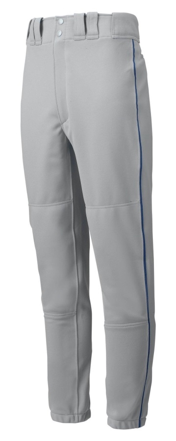Pantalon De Baseball Mizuno Junior Premier Passepoil Gris-marine