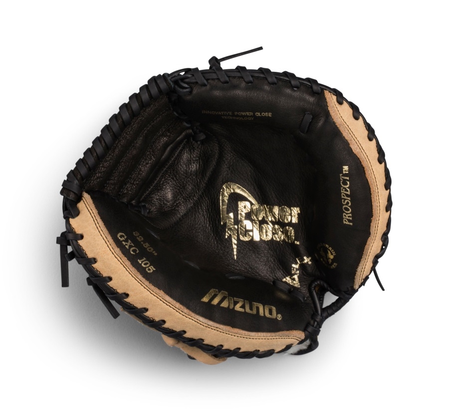Prospect Series Youth Baseball Catcher's Mitt 32 Mizuno LH Noir-tan