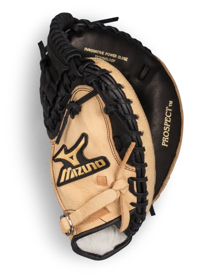 Prospect Series Youth Baseball Catcher's Mitt 32 Mizuno LH Noir-tan