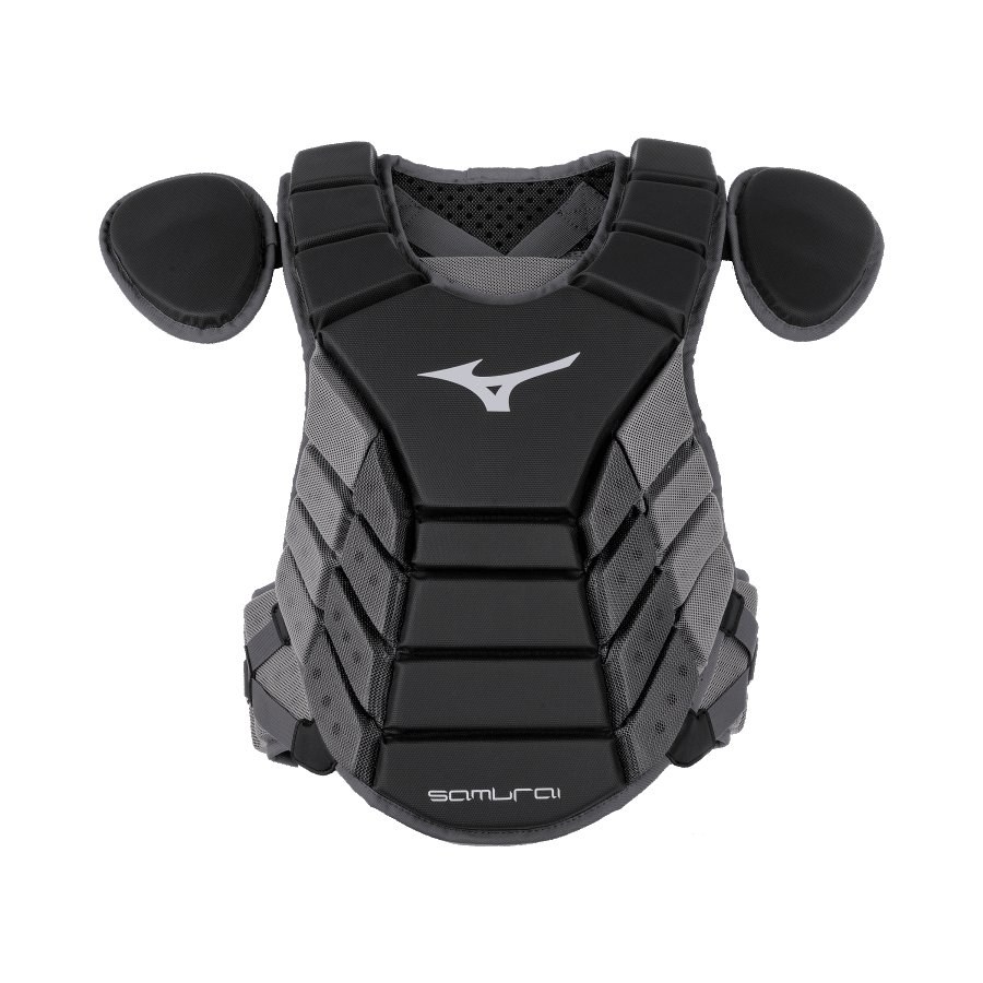 Plastron Baseball Samurai 15 Mizuno Noir-gris