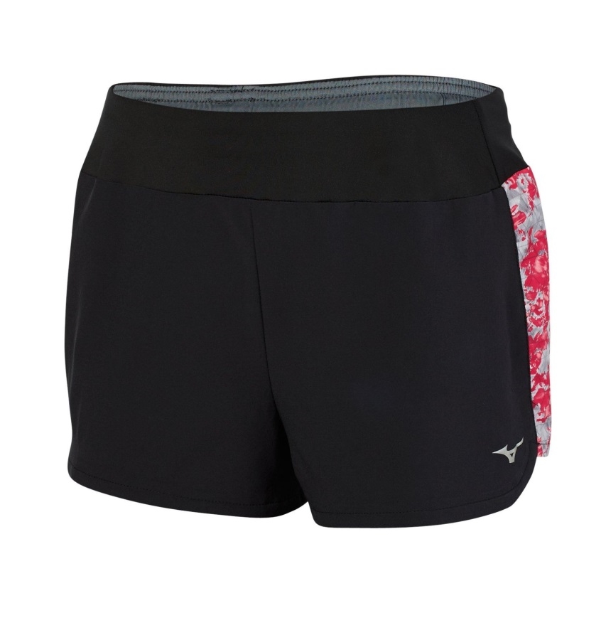 Short De Course Femme Premium Square 2.5 Mizuno Noir-rose