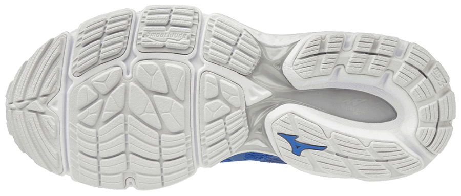 Chaussure De Course Femme Wave Inspire 16 D (large) Mizuno Vapor Bleu-argent