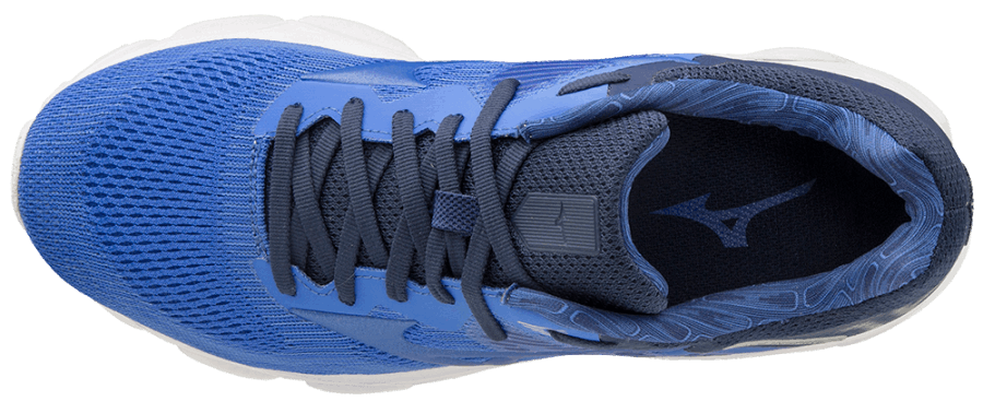 Chaussure De Course Femme Wave Inspire 16 D (large) Mizuno Vapor Bleu-argent