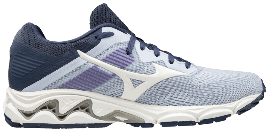 Chaussure De Course Femme Wave Inspire 16 Mizuno Vapor Bleu-argent