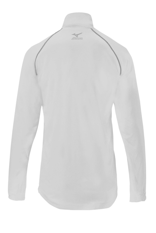 Veste De Frappeur Comp 1/4 Zip Jeunesse Mizuno Blanc