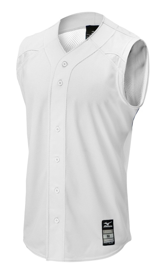 Maillot De Jeu De Maille D'élite De La Jeunesse Mizuno Blanc