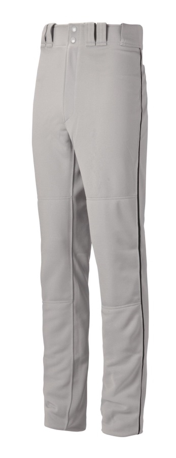 Pantalon Baseball Junior Premier Pro Passepoilé G2 Gris-noir Mizuno