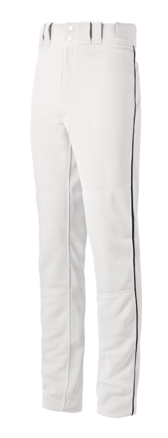 Pantalon Baseball Junior Premier Pro Passepoilé G2 Mizuno Blanc-noir