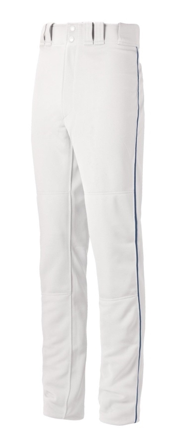 Pantalon De Baseball Avec Passepoil Pour Jeune Premier Pro G2 Blanc-marine Mizuno