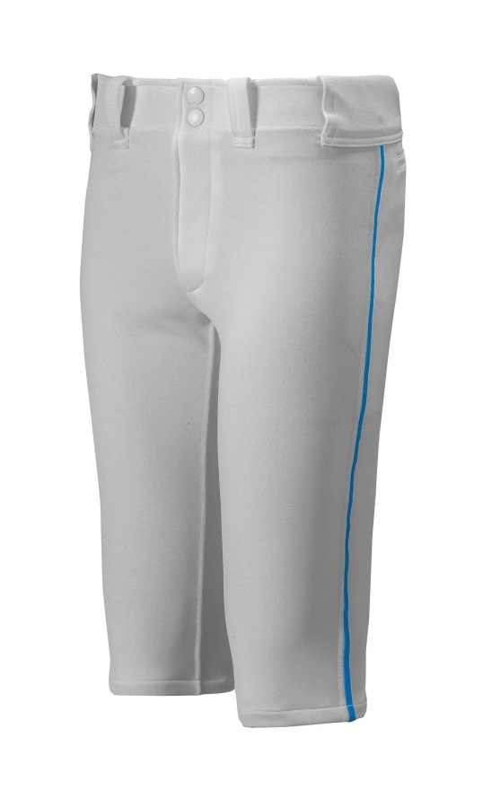 Pantalon De Baseball Court Passepoilé Jeune Premier Mizuno Gris-royal